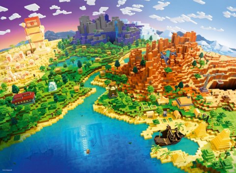 Puzzle 500 elementów minecraft