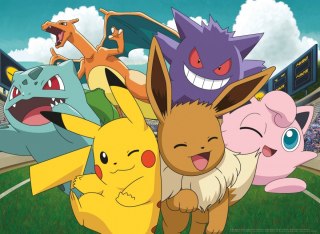 Puzzle 500 elementów pokemon classic