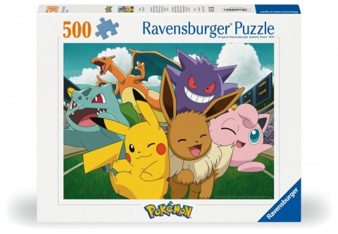 Puzzle 500 elementów pokemon classic
