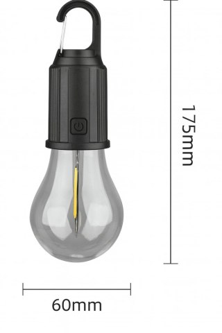 ZD158 Lampka żarówka kempingowa led + kabel