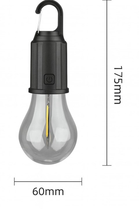 ZD158 Lampka żarówka kempingowa led + kabel