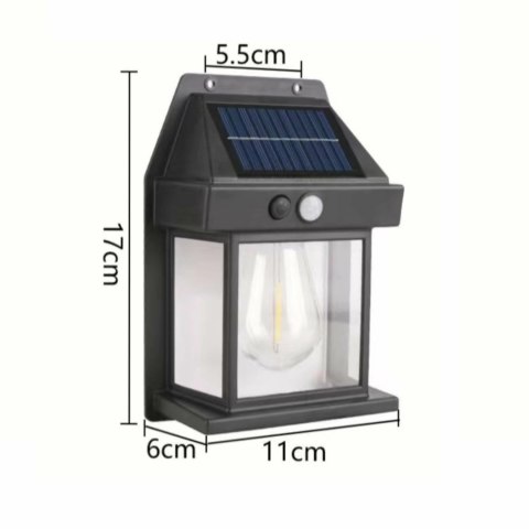 ZD159 Kinkiet ścienny solarny led z czujnikiem ruchu