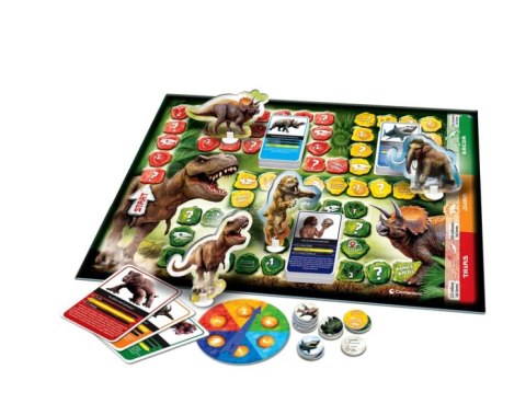 Gra planszowa Quiz Dinozaury i Prehistoria Epoka Lodowcowa Uczę się Bawiąc Język Polski Clementoni 50804 Gra planszowa Quiz Dinozaury i Prehistoria Epoka Lodowcowa Uczę się Bawiąc Język Polski Clementoni 50804