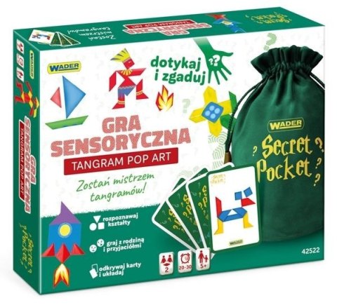 Gra sensoryczna - tangram pop art