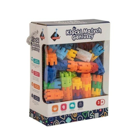 Klocki małych geniuszy Śrubki 150 elementów