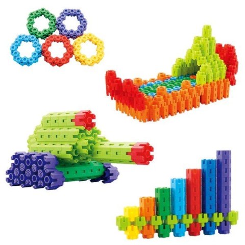 Klocki małych geniuszy Śrubki 150 elementów