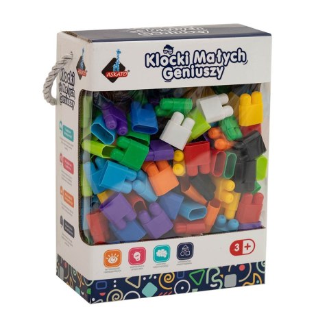 Klocki małych geniuszy cegiełki 260 elementów