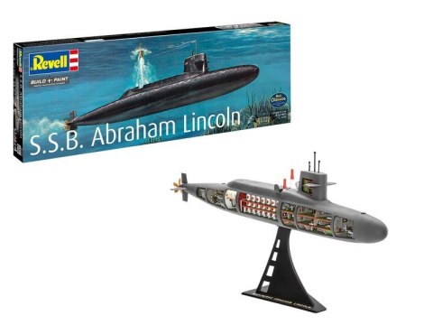 Model plastikowy statek s.s.b. abraham lincoln w/in 1/253 Model plastikowy statek s.s.b. abraham lincoln w/in 1/253