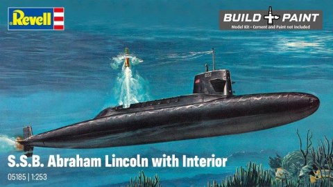 Model plastikowy statek s.s.b. abraham lincoln w/in 1/253 Model plastikowy statek s.s.b. abraham lincoln w/in 1/253
