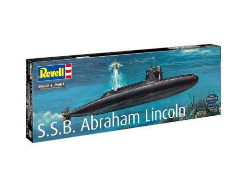Model plastikowy statek s.s.b. abraham lincoln w/in 1/253 Model plastikowy statek s.s.b. abraham lincoln w/in 1/253