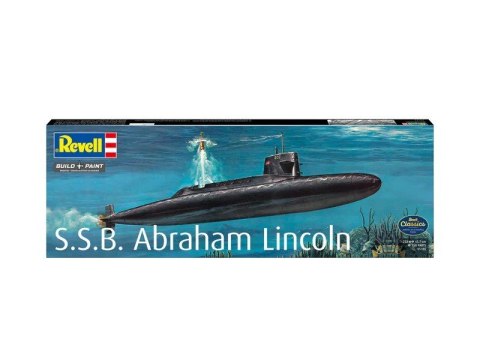 Model plastikowy statek s.s.b. abraham lincoln w/in 1/253 Model plastikowy statek s.s.b. abraham lincoln w/in 1/253