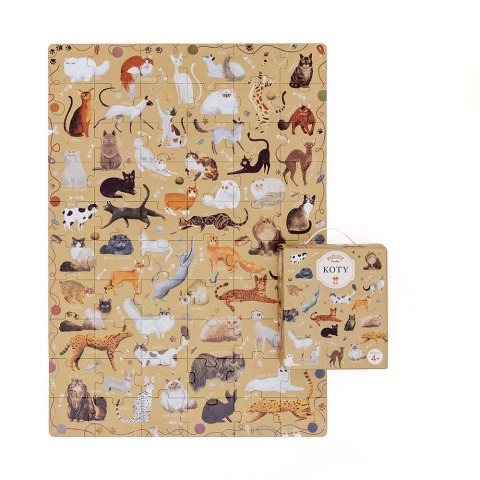 Puzzle 60 elementów puzzlove - koty