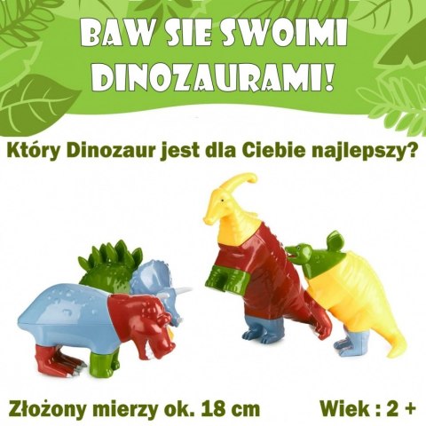 Zestaw malblo magnetic dinozaury 1