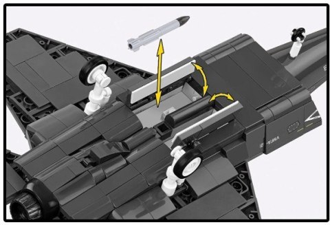 Klocki f-35b lightning ii 614 elementów