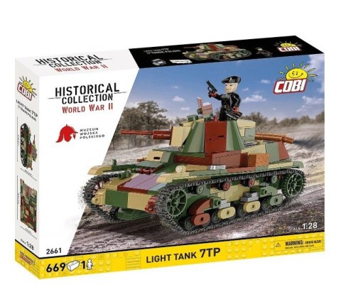Klocki light tank 7tp 669 elementów