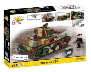 Klocki light tank 7tp 669 elementów