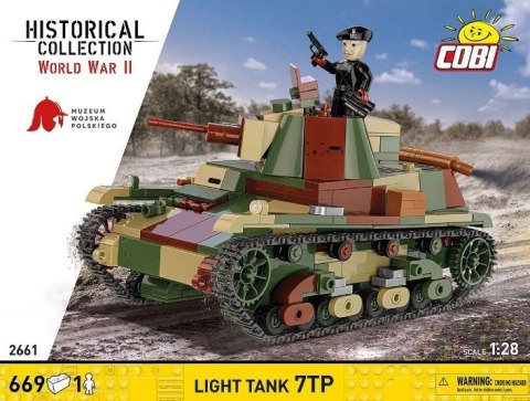 Klocki light tank 7tp 669 elementów