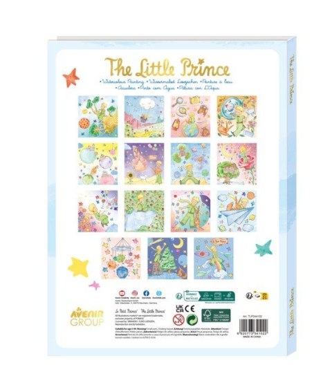 Magiczne malowanie akwarelami - mały książe