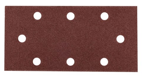 Papiery ścierne na rzep 93 x 185 mm, P100, 5 szt., z 8 otworami