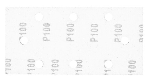 Papiery ścierne na rzep 93 x 185 mm, P100, 5 szt., z 8 otworami