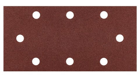 Papiery ścierne na rzep 93 x 185 mm, P120, 5 szt., z 8 otworami