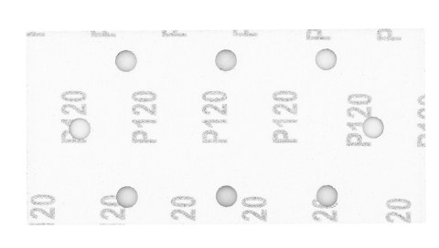 Papiery ścierne na rzep 93 x 185 mm, P120, 5 szt., z 8 otworami