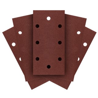 Papiery ścierne na rzep 93 x 185 mm, P150, 5 szt., z 8 otworami