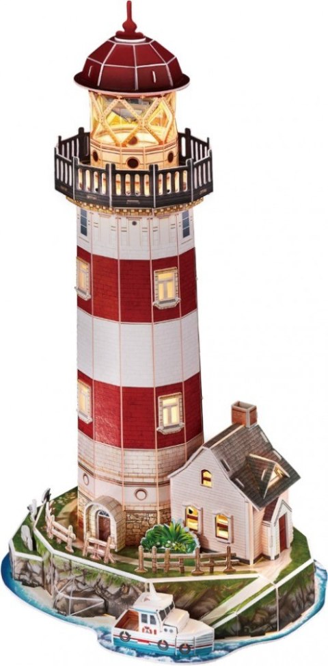 Puzzle 3d 72 elementy latarnia wersja nocna Puzzle 3d 72 elementy latarnia wersja nocna