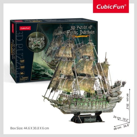 Puzzle 3d led latający holender Puzzle 3d led latający holender