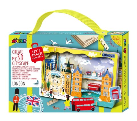 Puzzle stwórz pejzaż miejski 3d - londyn