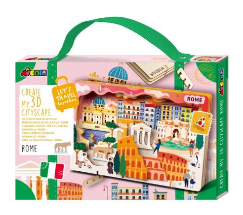 Puzzle stwórz pejzaż miejski 3d - rzym