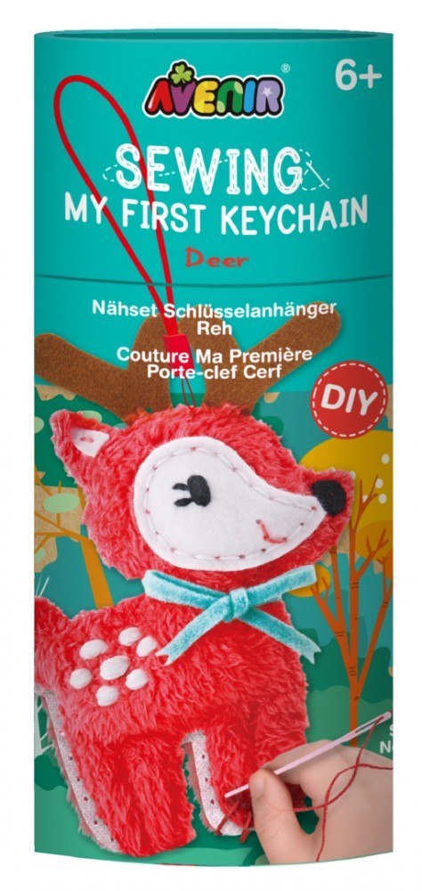 Zestaw kreatywny uszyj brelok do kluczy - jeleń Zestaw kreatywny uszyj brelok do kluczy - jeleń
