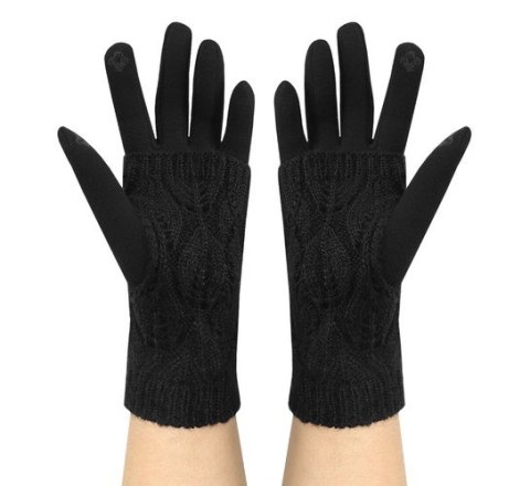 Rękawiczki dotykowe R6413 - czarne