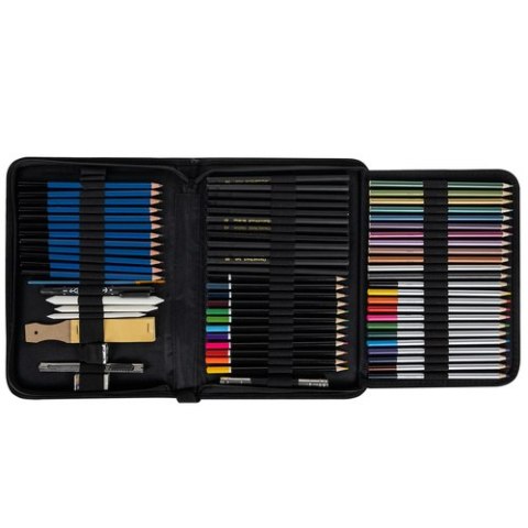 Zestaw do szkicowania 74szt. Maaleo 19178