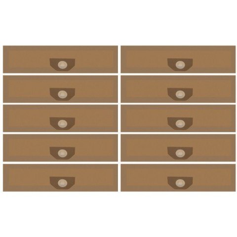 Worki do odkurzacza- 10szt.+ filtr Malatec 22580