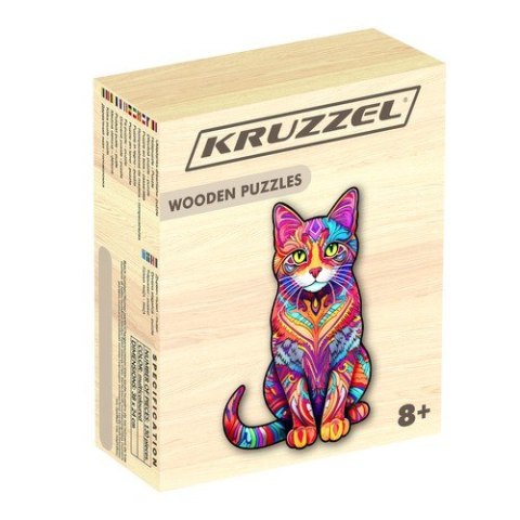 Układanka drewniana- puzzle Kruzzel 22878