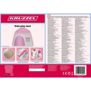 Namiot dla dzieci DOMEK + lampki 23472