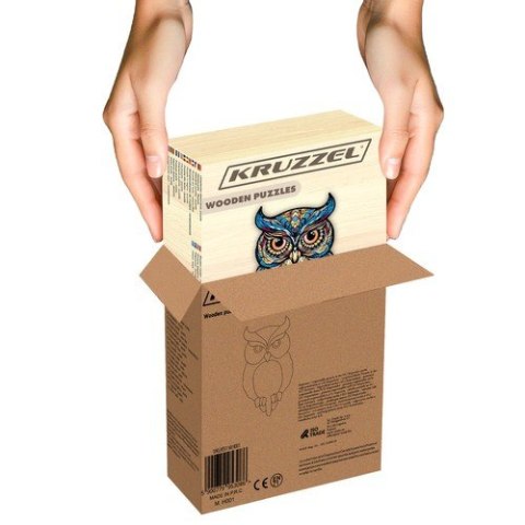 Układanka drewniana- puzzle Kruzzel 24551