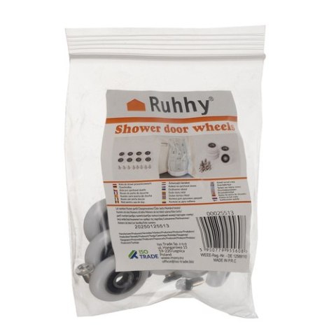 Kółka do kabiny prysznicowej Ruhhy 25513