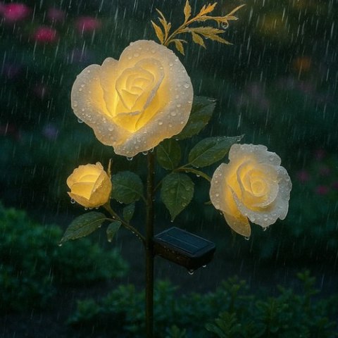 Lampa solarna róża Gardlov 25282