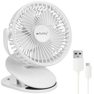 Wentylator bezprzewodowy biały Ruhhy 25566