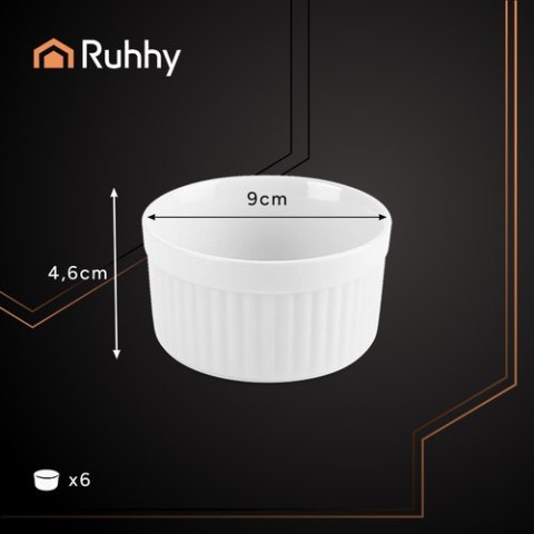 Kokilka - naczynie żaroodporne 6 szt. Ruhhy 25705