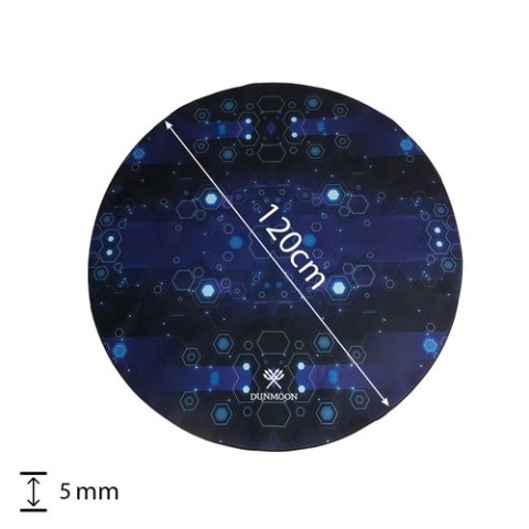 Mata gamingowa pod fotel okrągła Dunmoon 25956