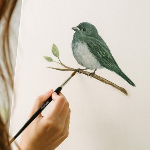 Pędzle do malowania 11szt.z podstawką Maaleo 26118