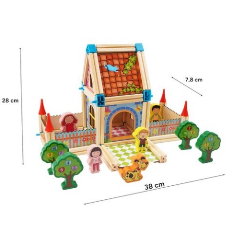 Klocki konstrukcyjne - dom 268el. Kruzzel 26452
