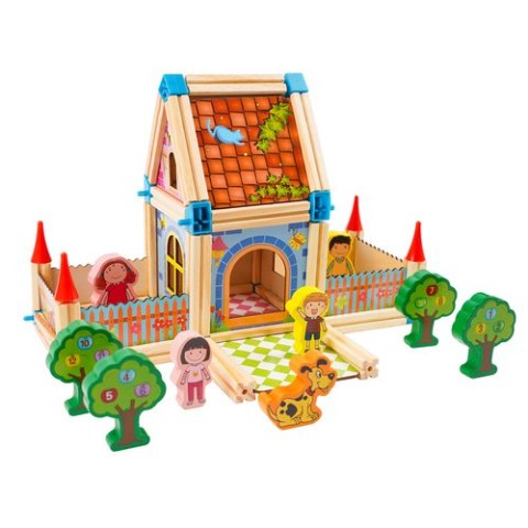 Klocki konstrukcyjne - dom 268el. Kruzzel 26452