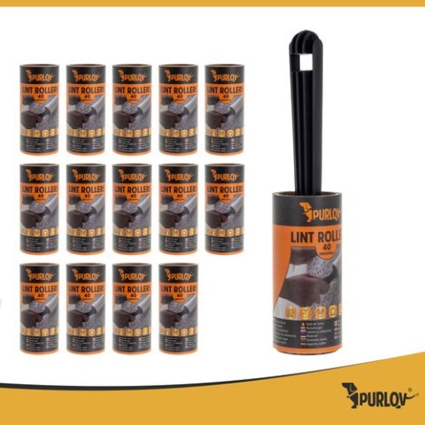 Rolka do ubrań - zestaw 15 rolek Purlov 25747