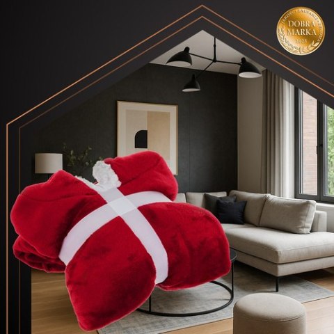 Bluza XXL - koc czerwony Ruhhy 26145