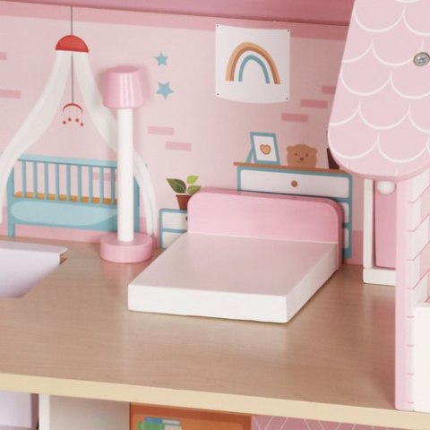 Domek drewniany dla lalek Kruzzel 26364