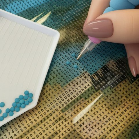 Haft diamentowy "Plaża" 40x30cm Maaleo 26769